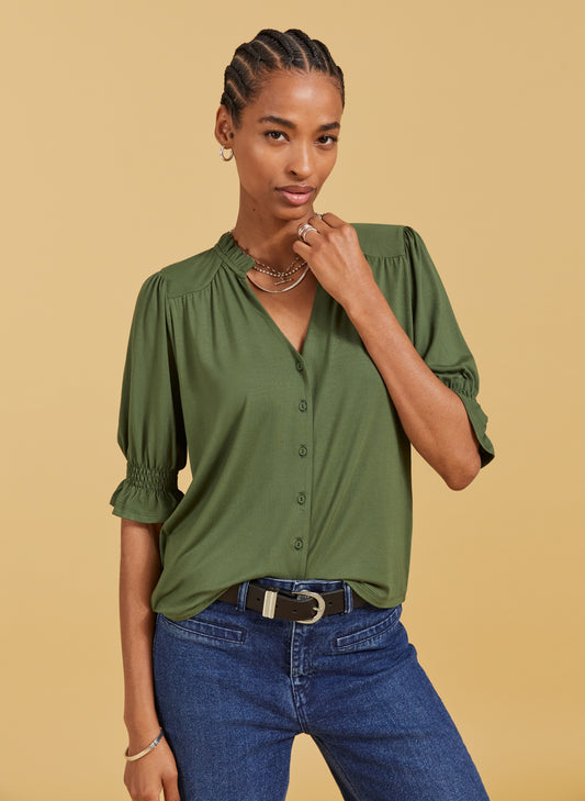 Noa Short Sleeve Blouse