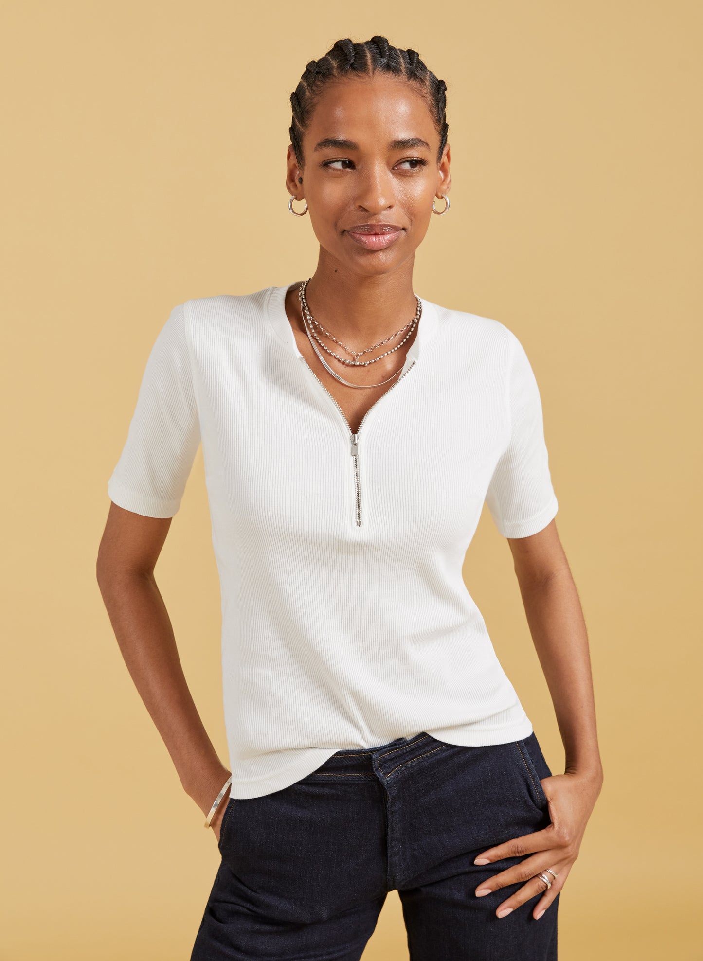 Baukjen Essentials Organic Cotton Zip Top