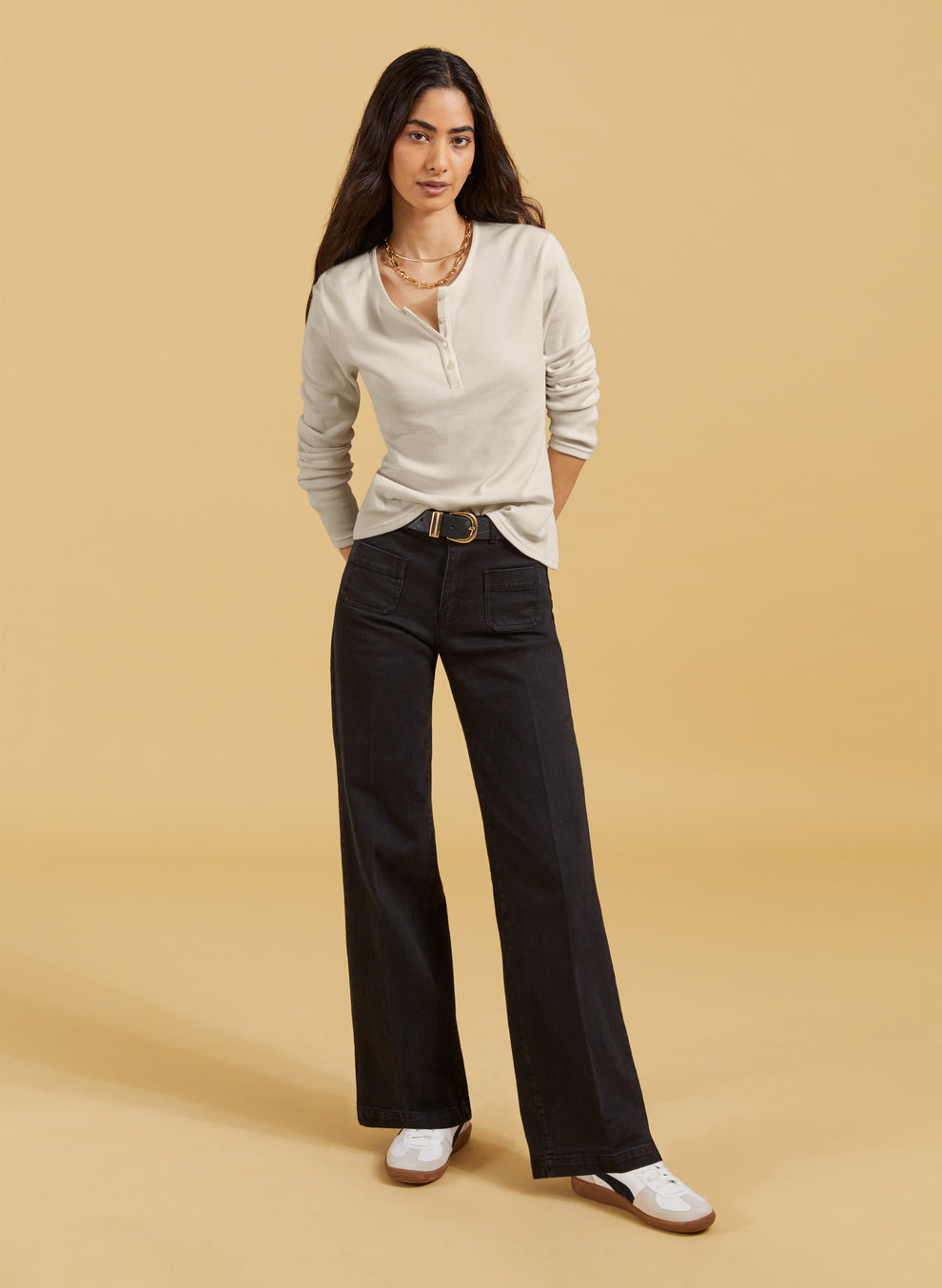 Lou Organic Cotton Stretch Jeans - Caviar Black | Baukjen