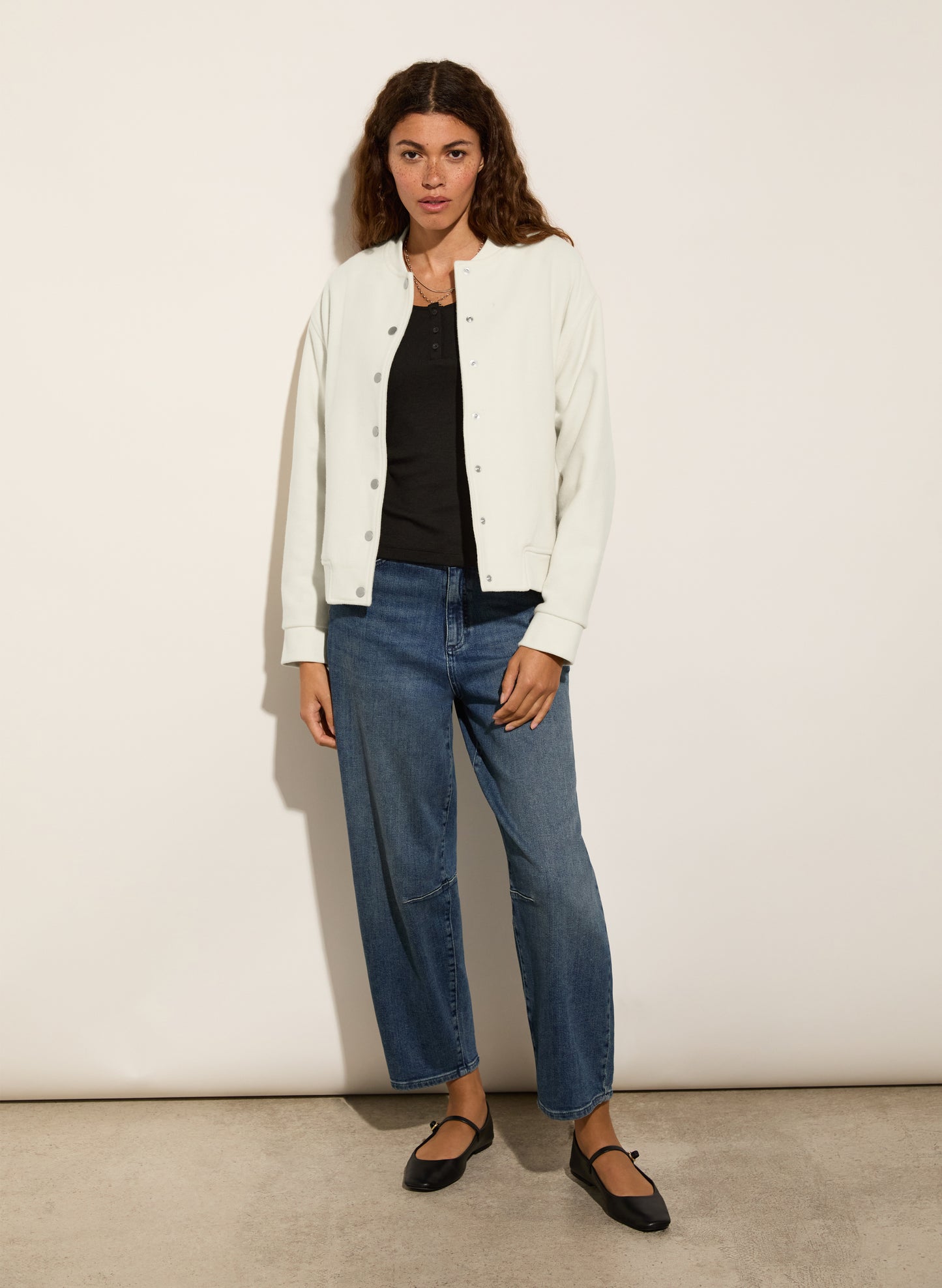 Antonia Wool Blend Bomber Jacket