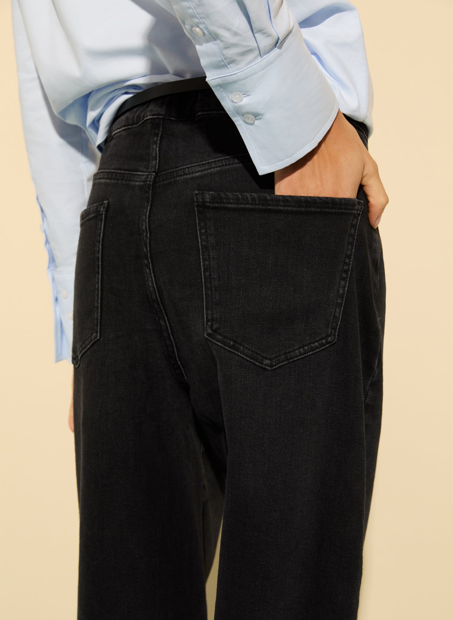 Nixi Organic Stretch Denim Barrel Jeans