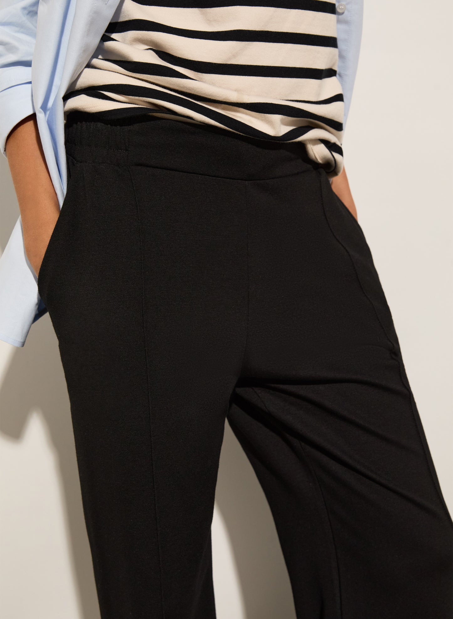 Marian Ponte Wide Leg Trousers