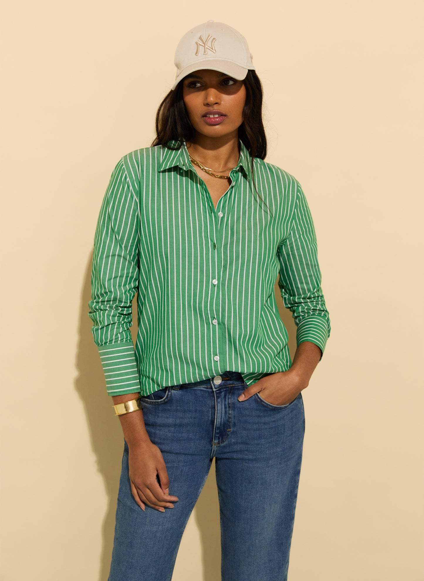 Rishma Organic Cotton Stripe Shirt