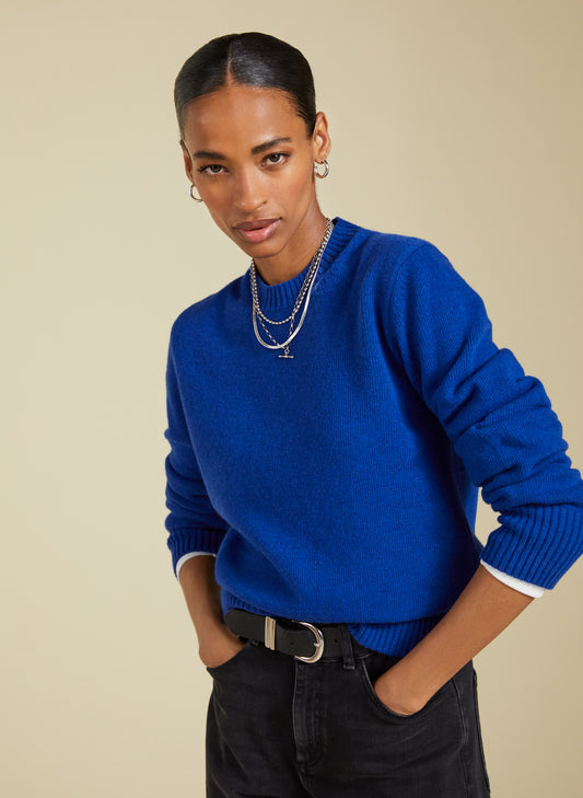 Zucca Wool Blend Crew Neck Jumper