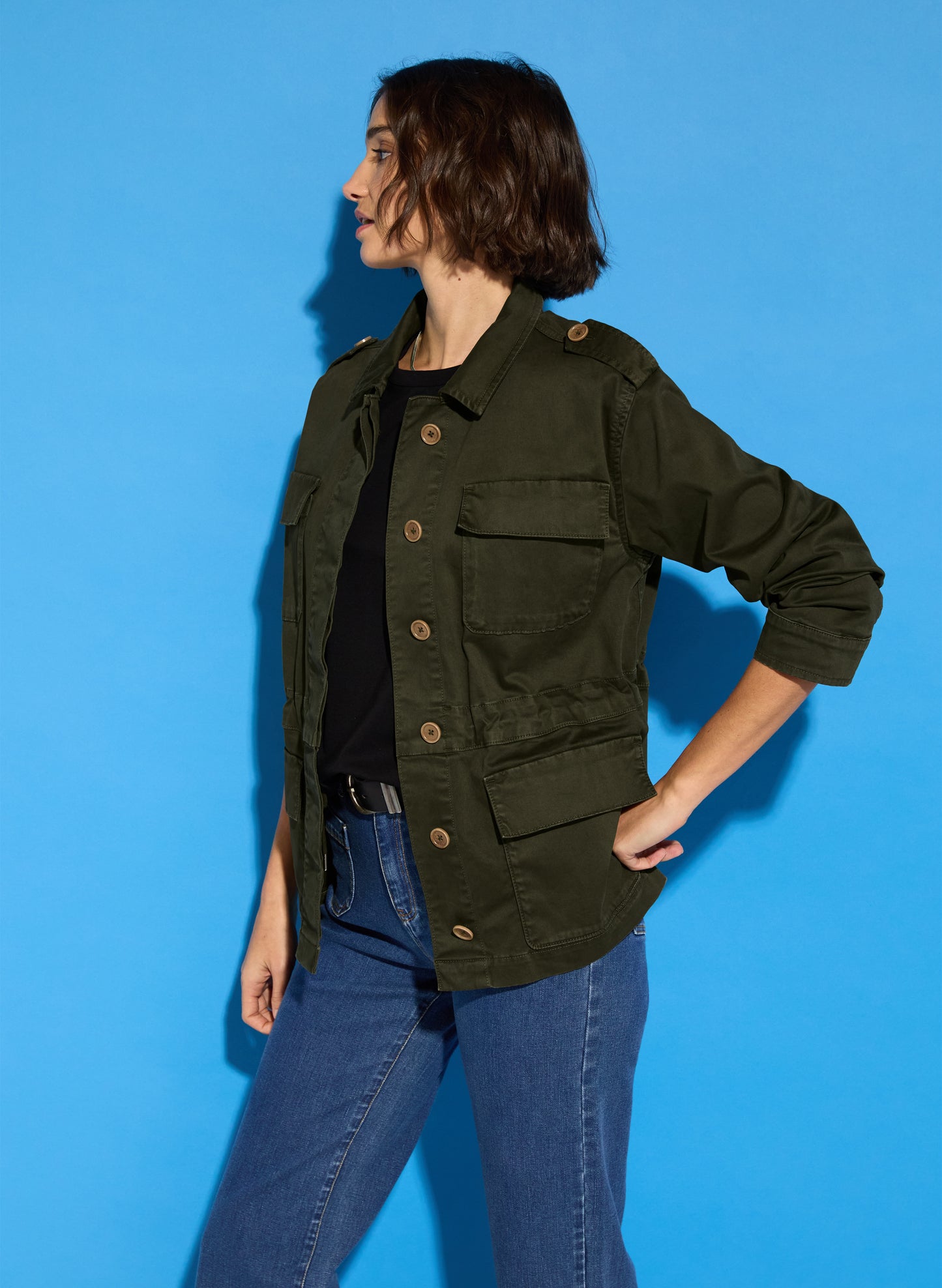 Mattie Organic Cotton Cargo Jacket