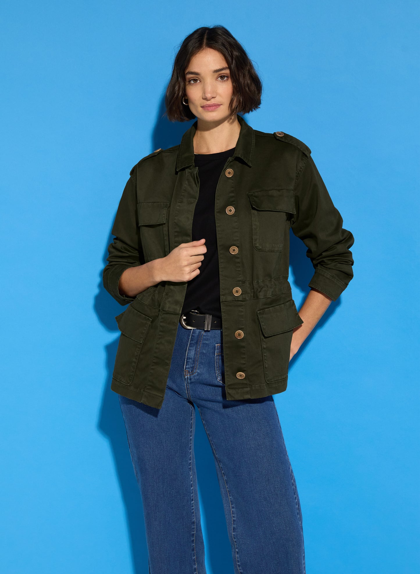 Mattie Organic Cotton Cargo Jacket