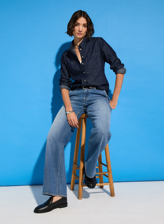 Hattie Organic Denim Shirt