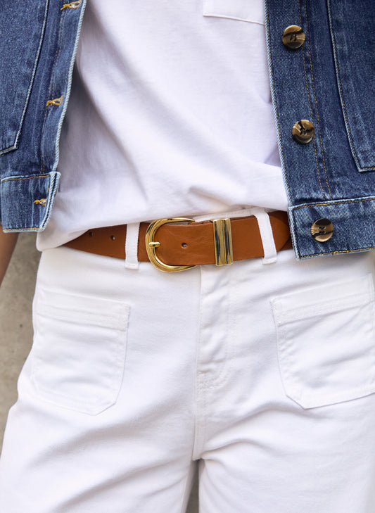 Baukjen Signature Gold Buckle Belt