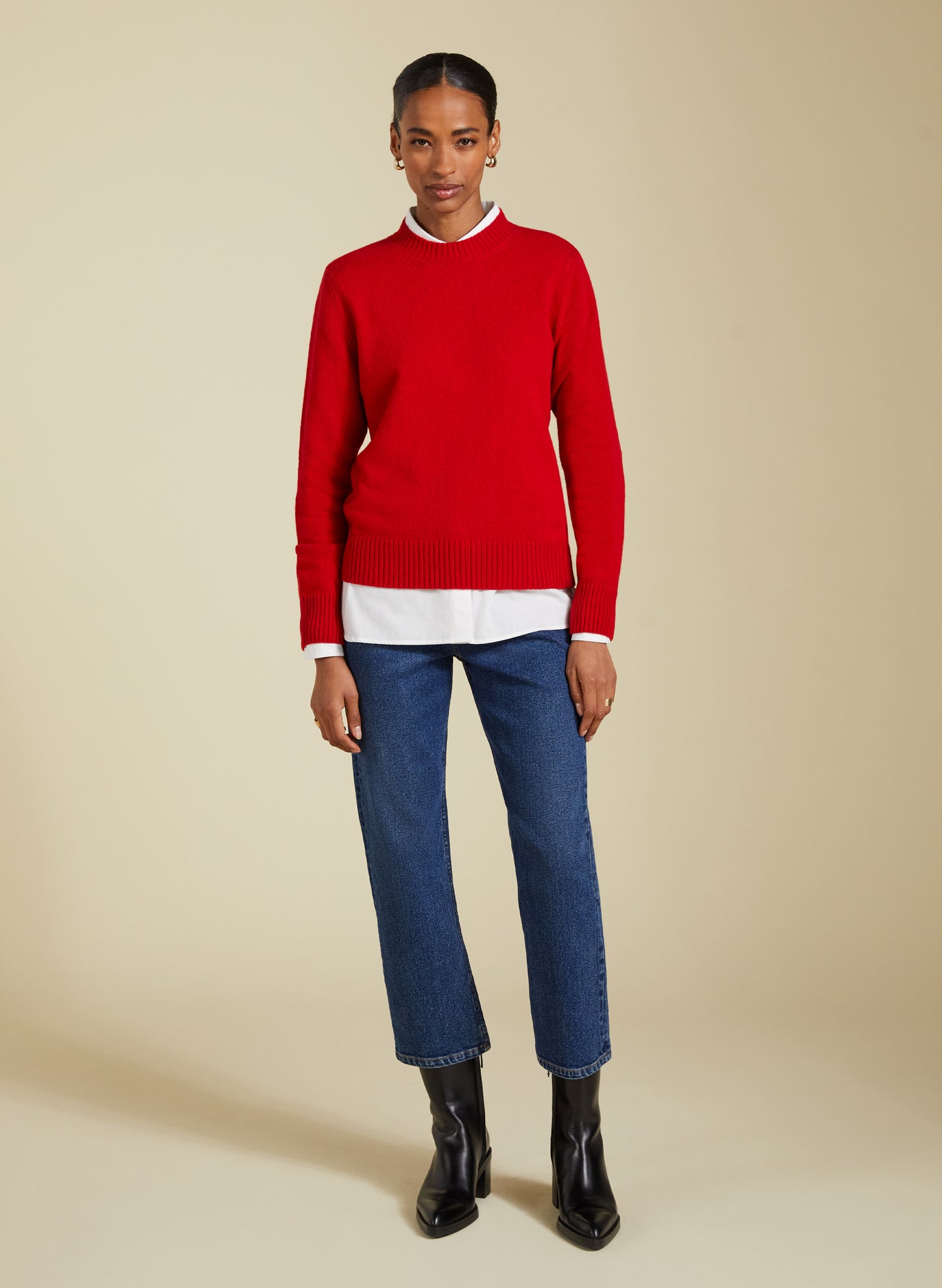 Zucca Wool Blend Crew Neck Jumper