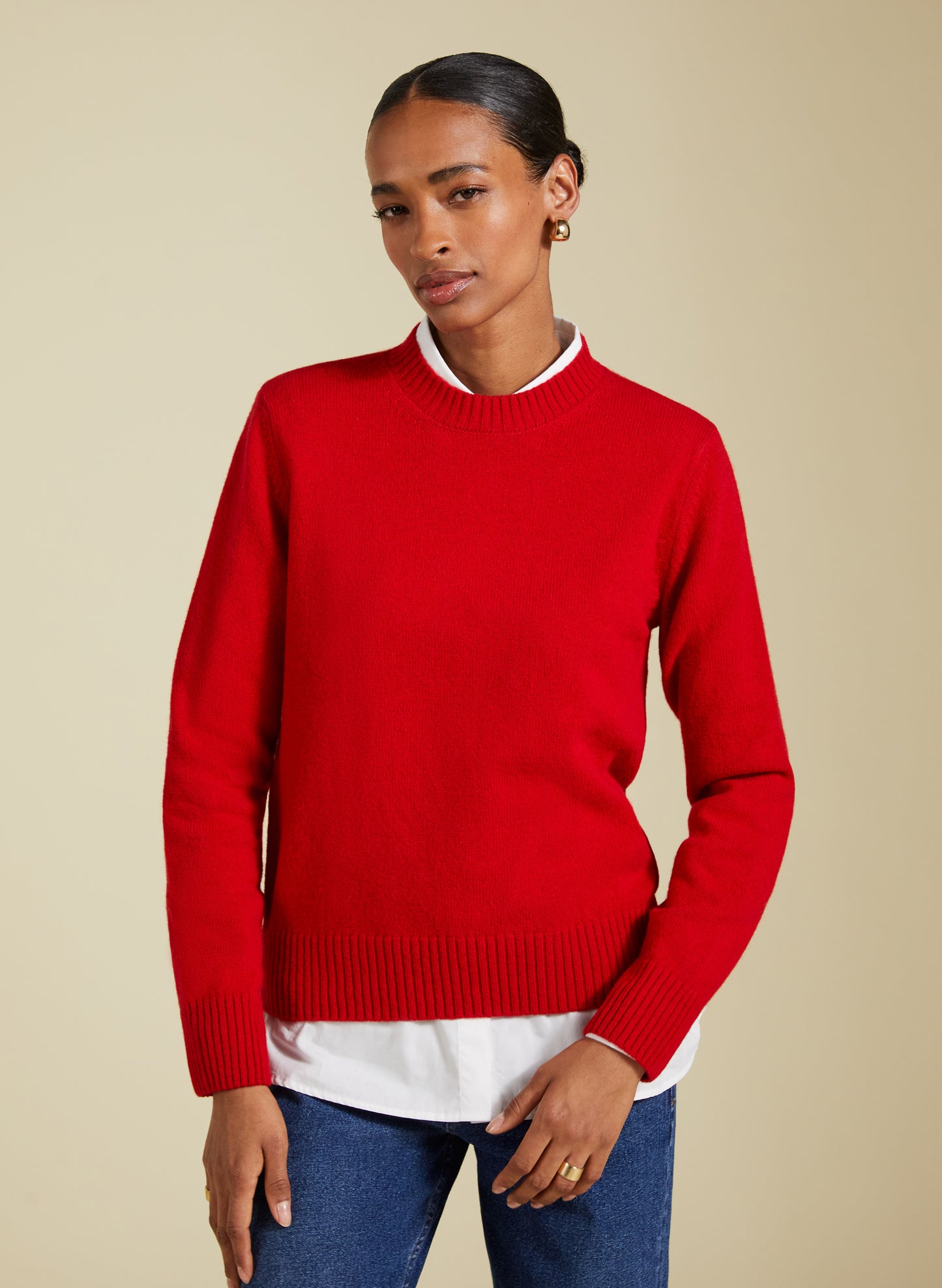 Zucca Wool Blend Crew Neck Jumper