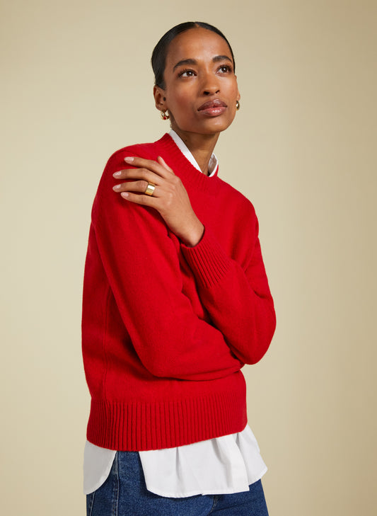 Zucca Wool Blend Crew Neck Jumper