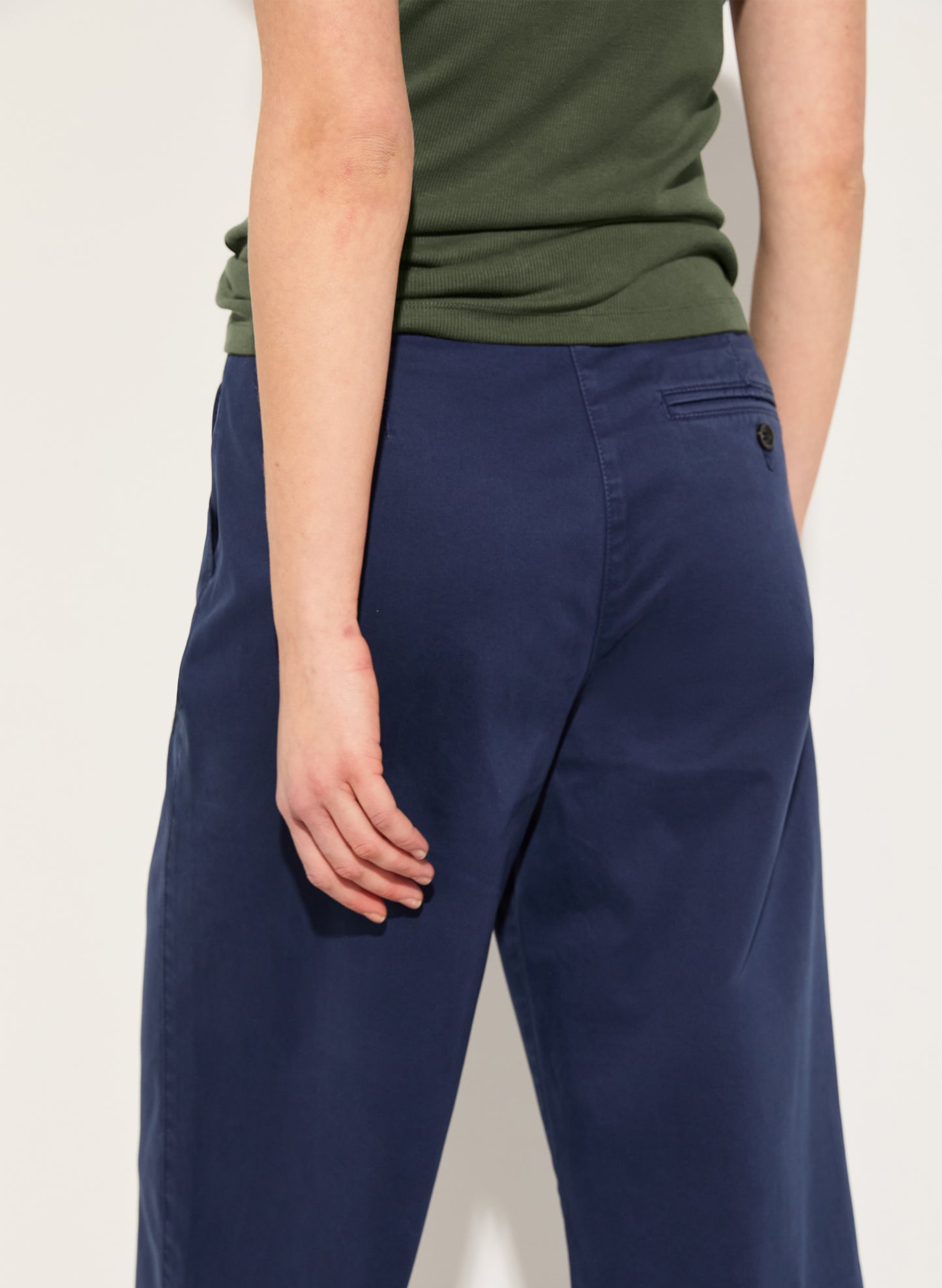 Brielle Organic Cotton Wide Leg Trousers