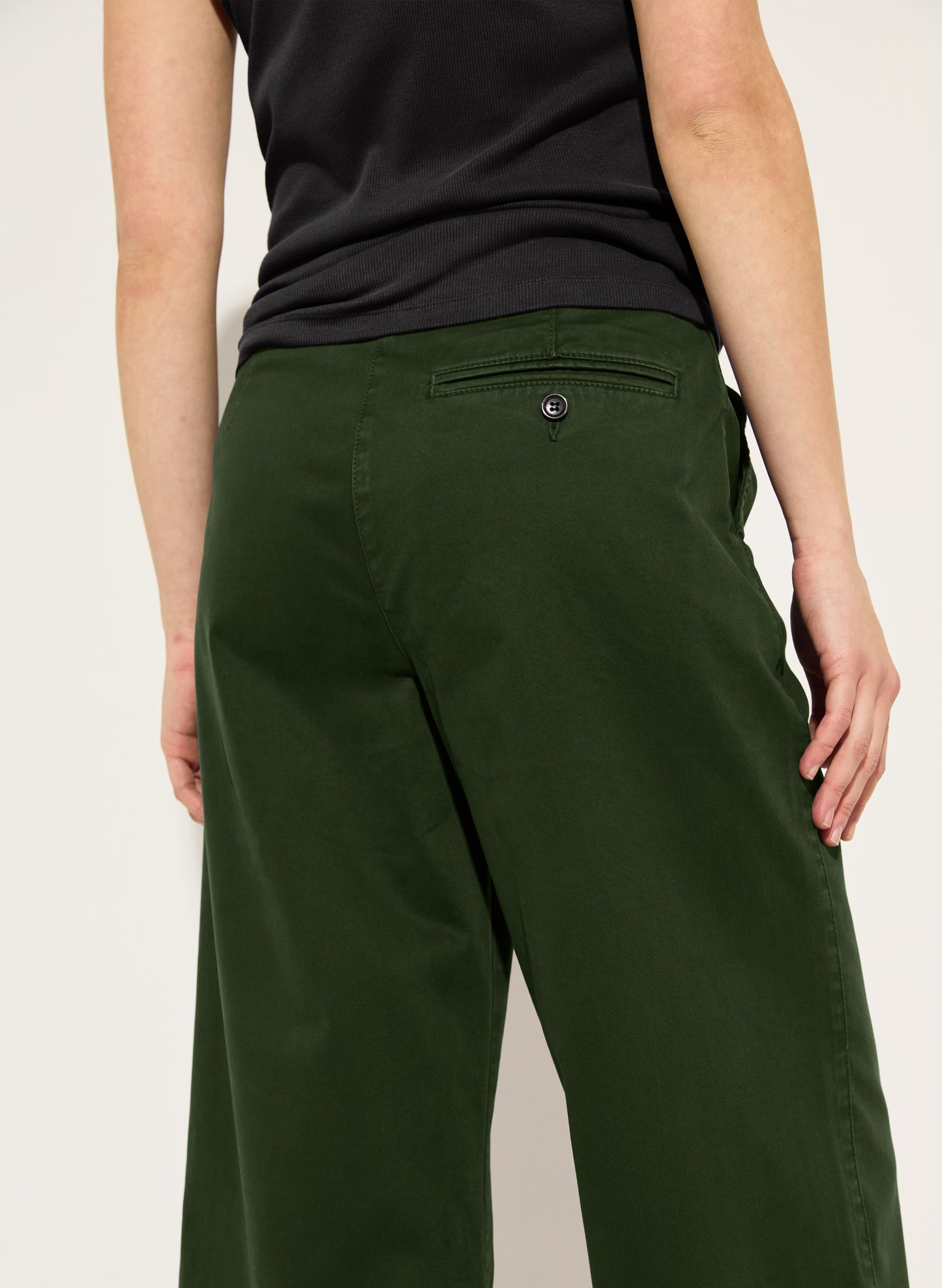 Brielle Organic Cotton Wide Leg Trousers