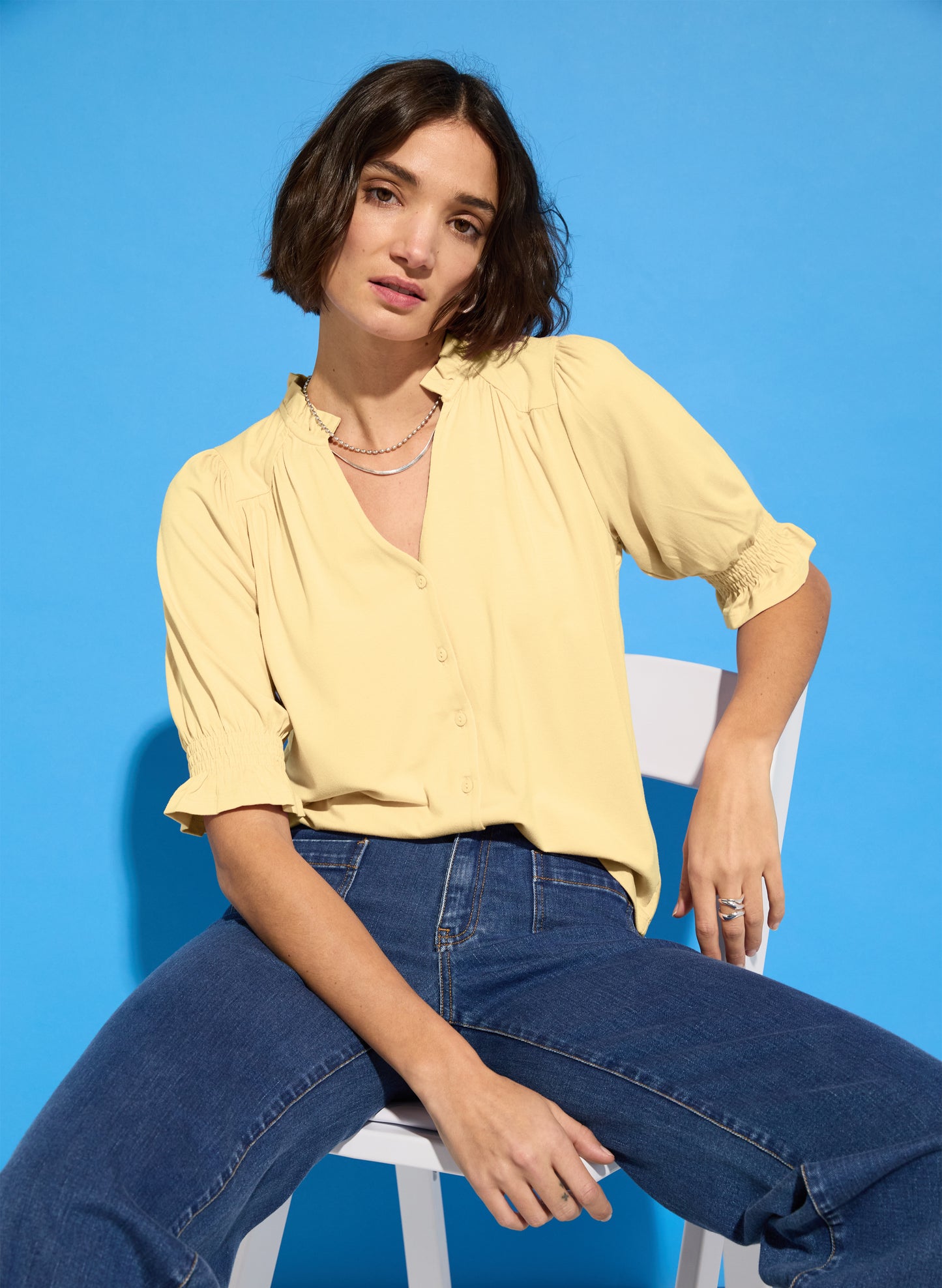 Noa Short Sleeve Blouse