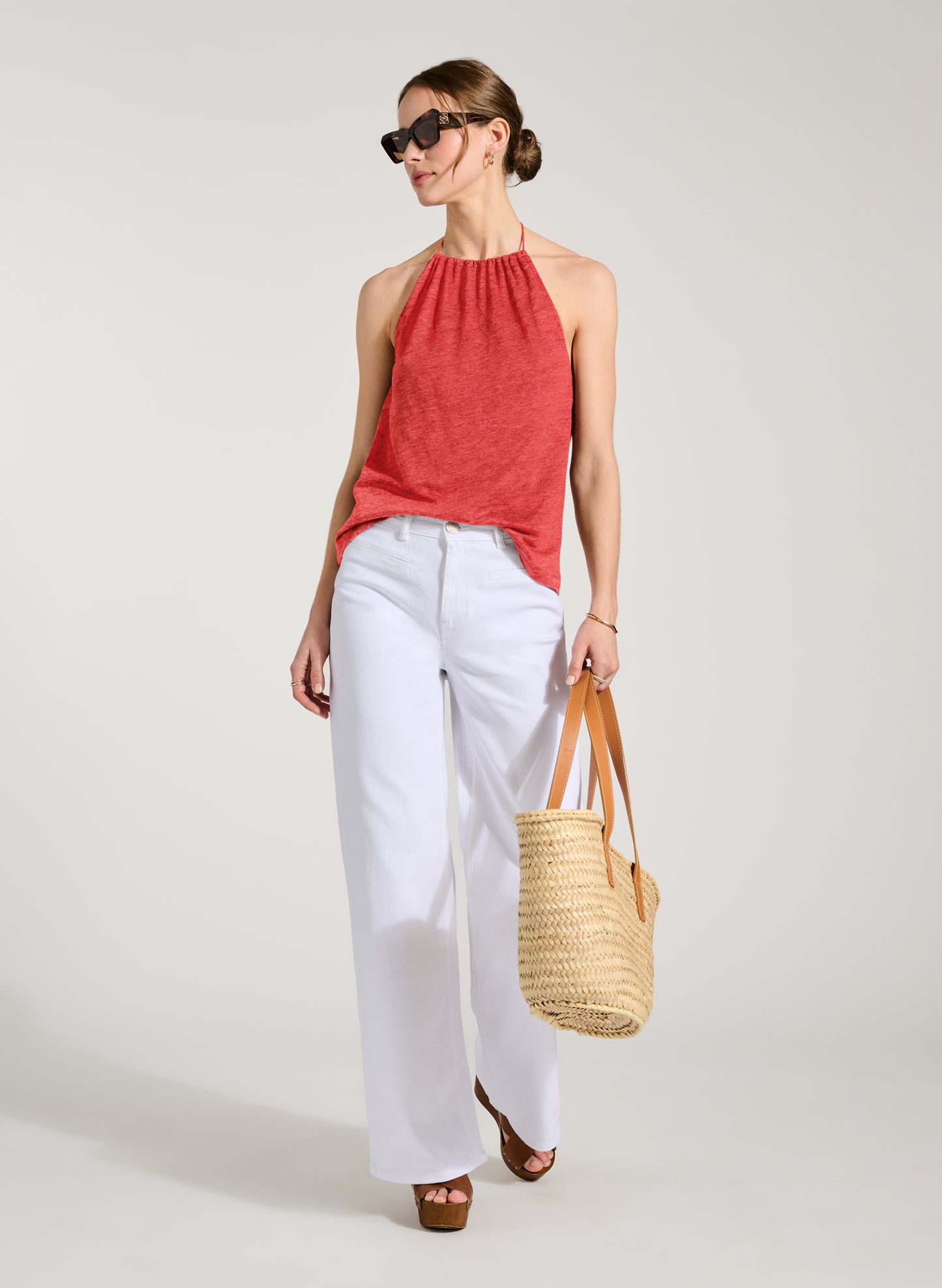 Aster Linen Top