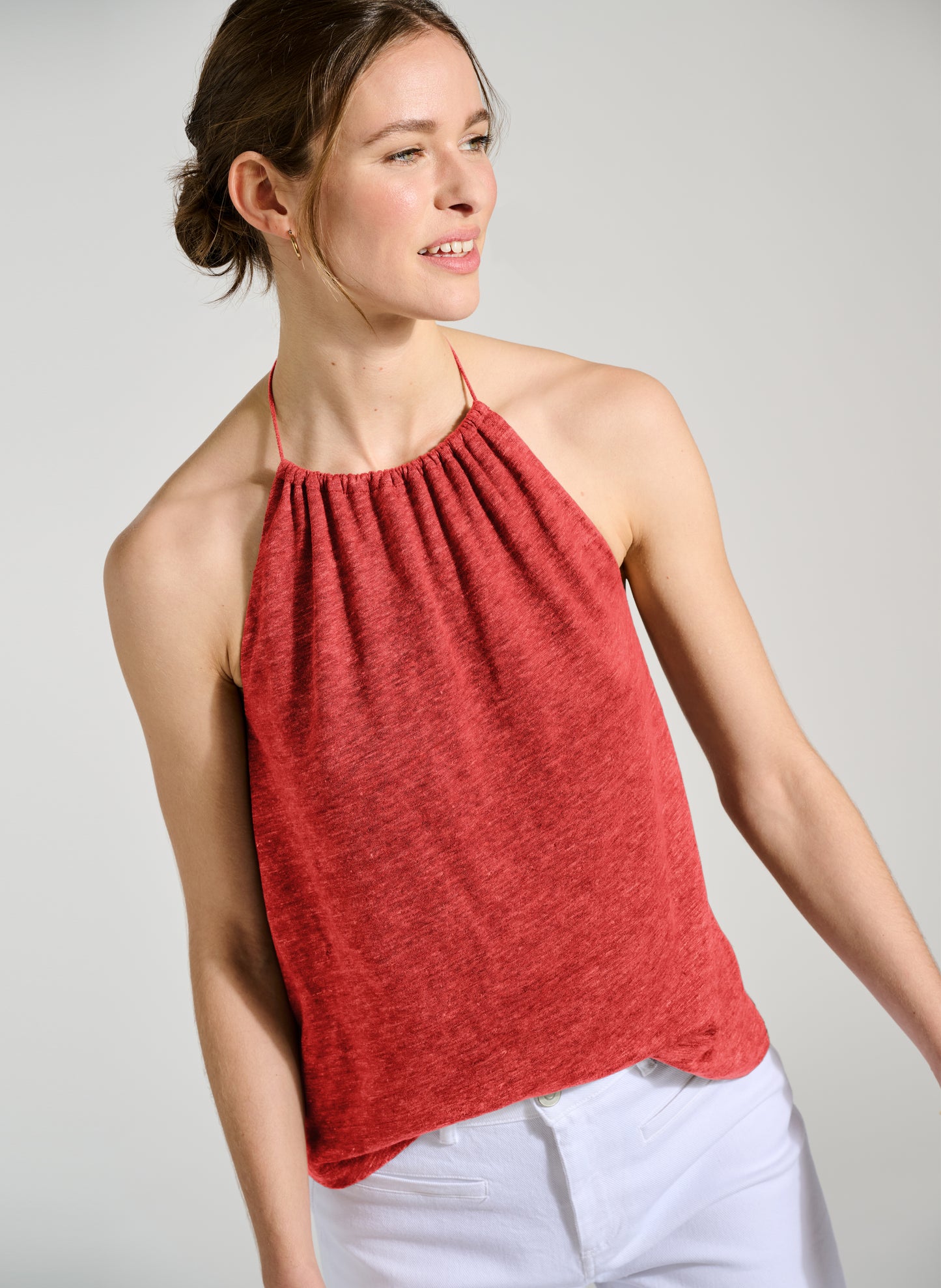 Aster Linen Top