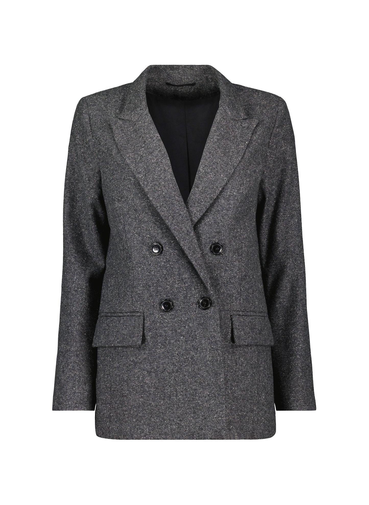 Eugenie Wool Blend Tailored Blazer