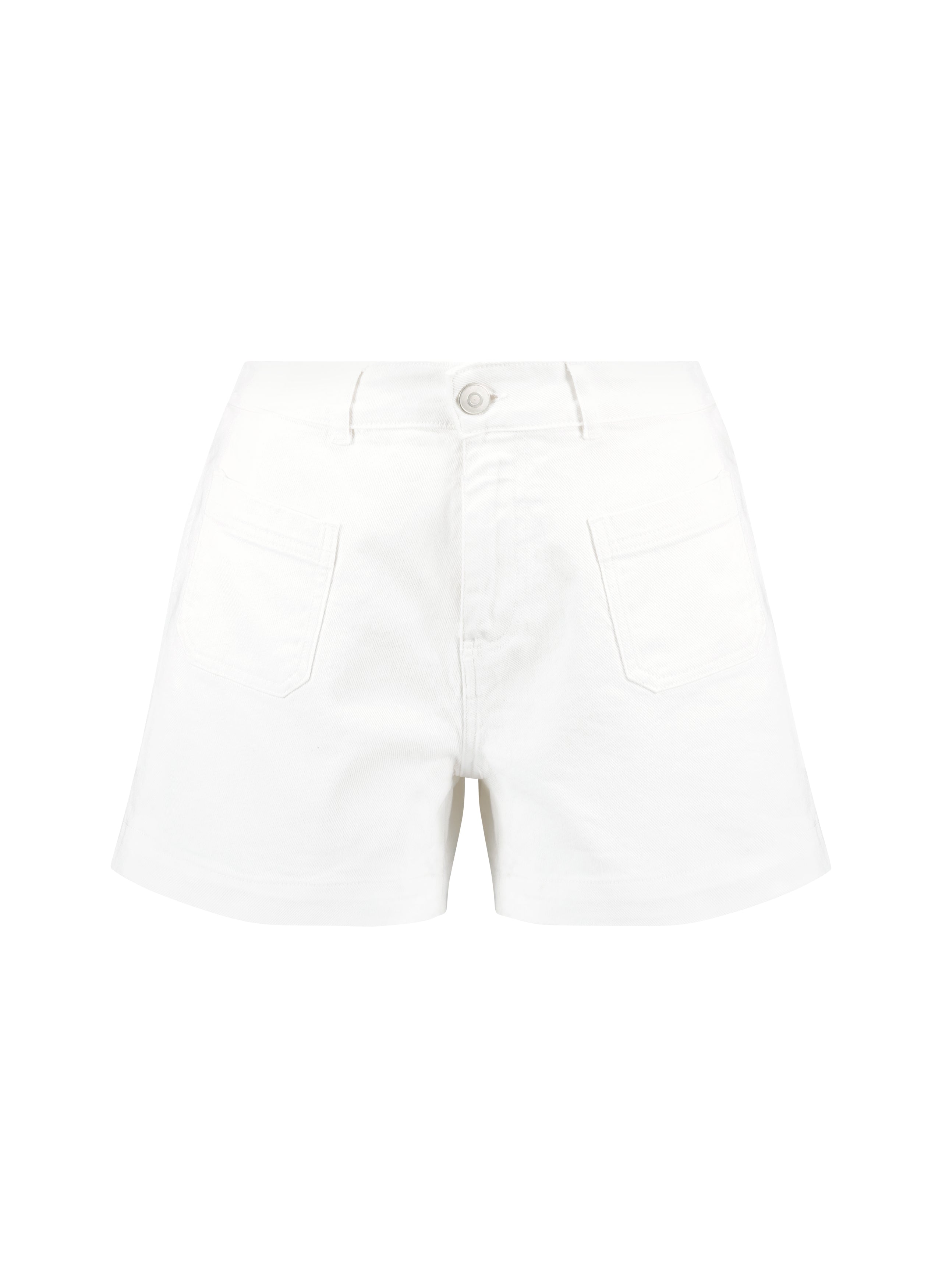 High waisted white hot sale bermuda shorts