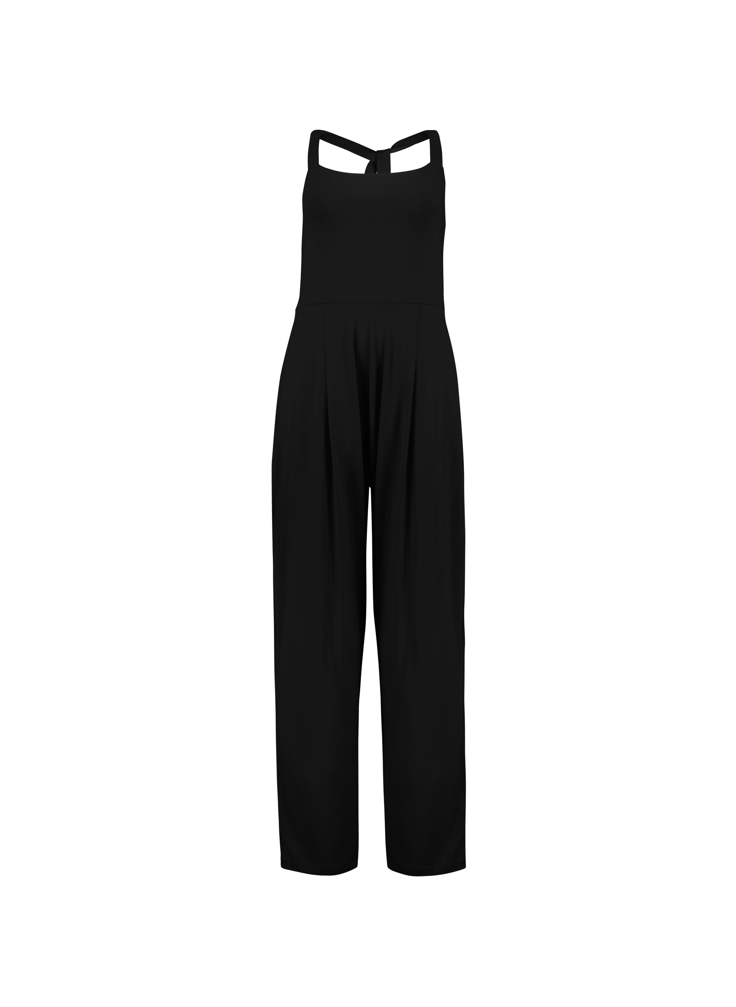 Pre-Loved Milena Jumpsuit with Lenzing™ Ecovero™ - Caviar Black | Baukjen