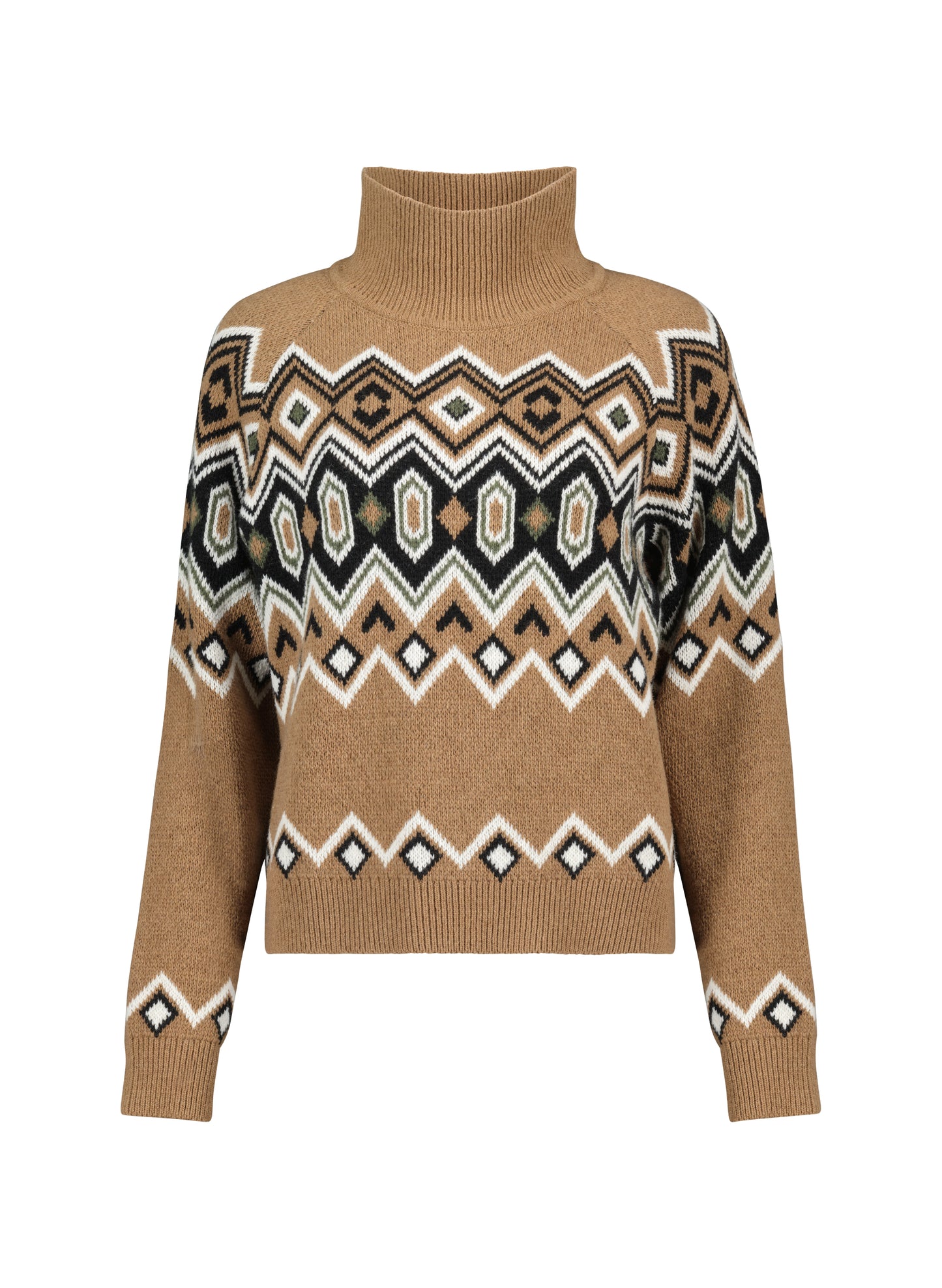 Harlow Wool Blend Intarsia Jumper