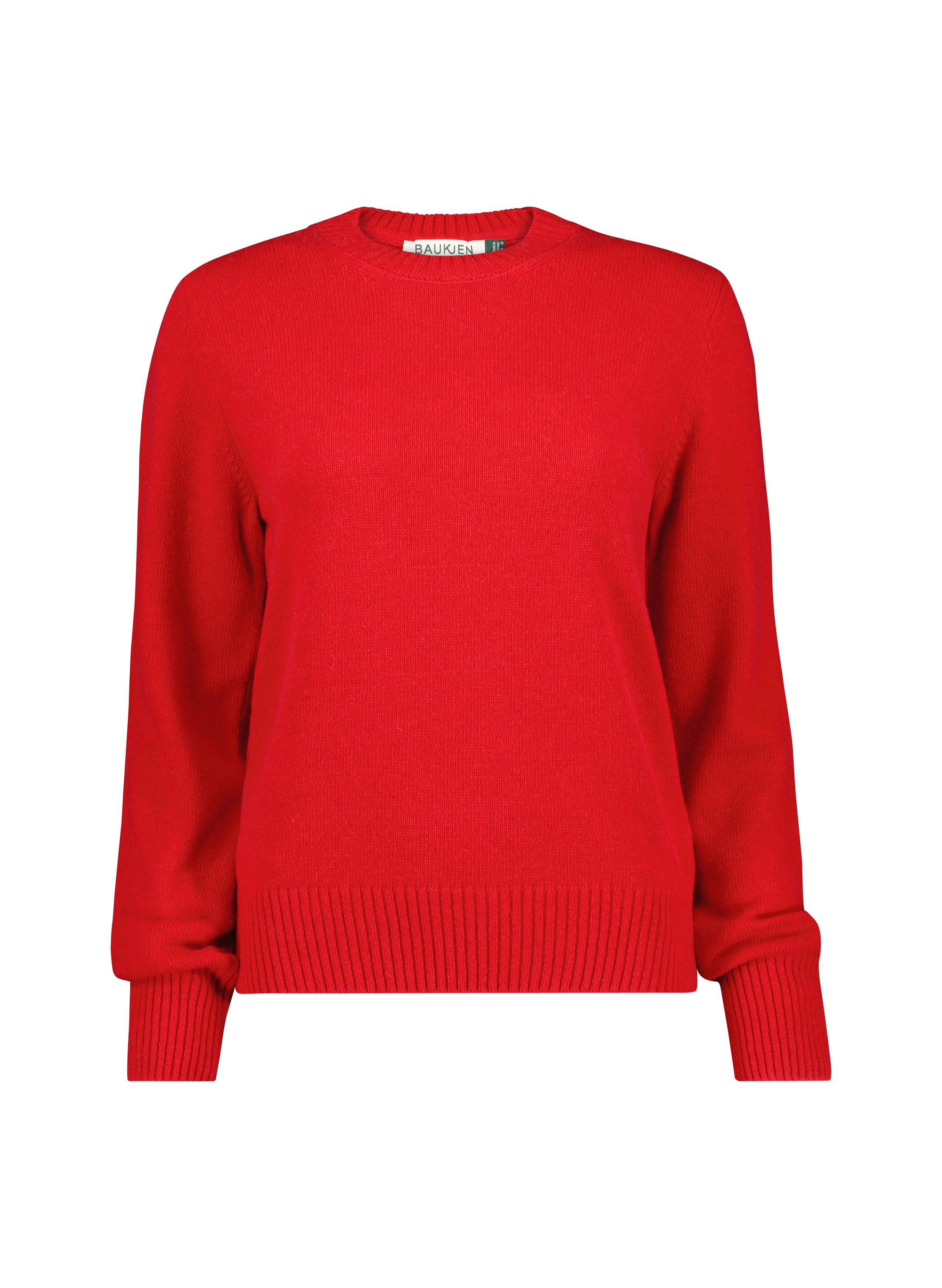 Red crew neck jumper sale