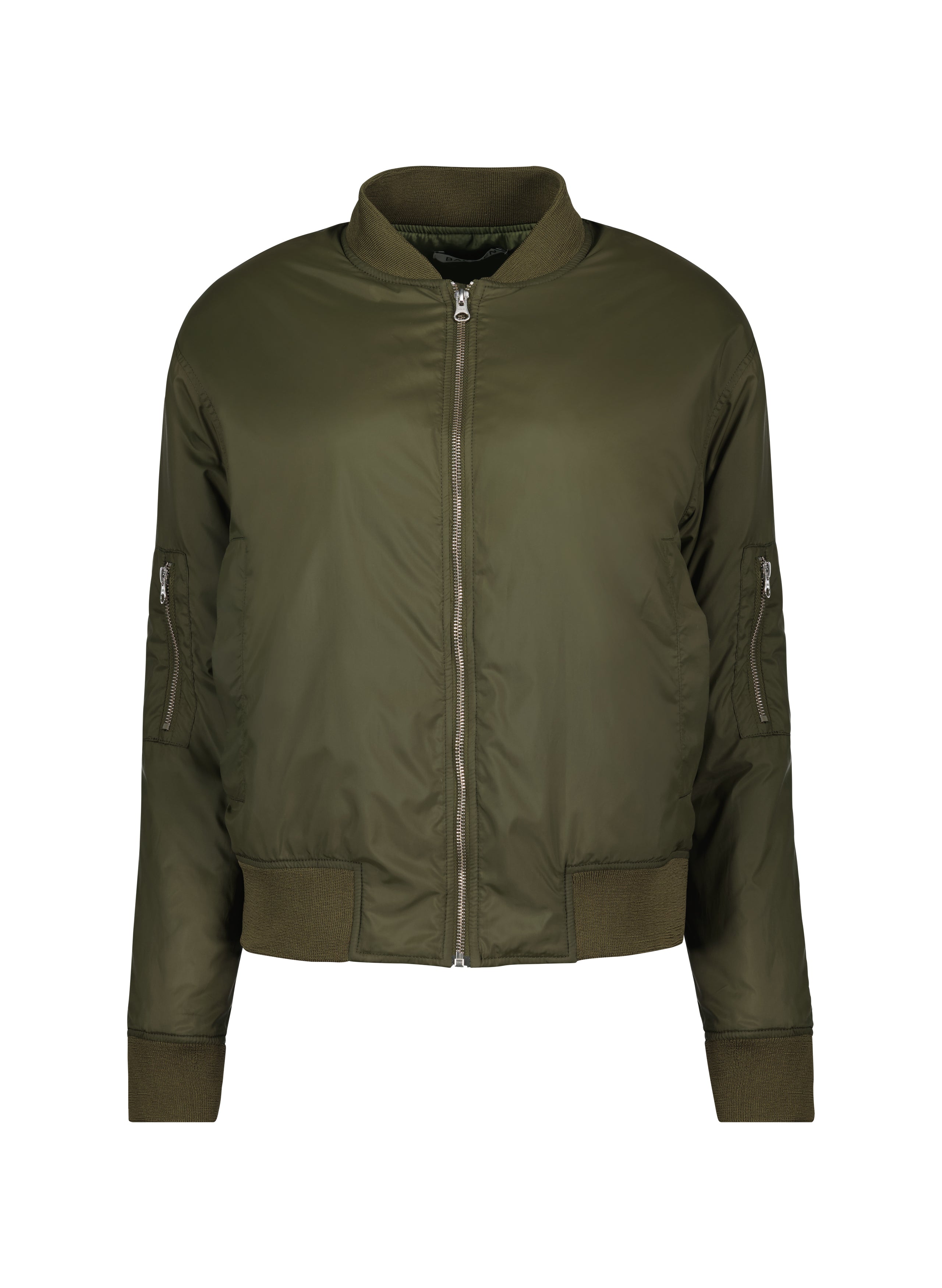 Green bomber shop coat