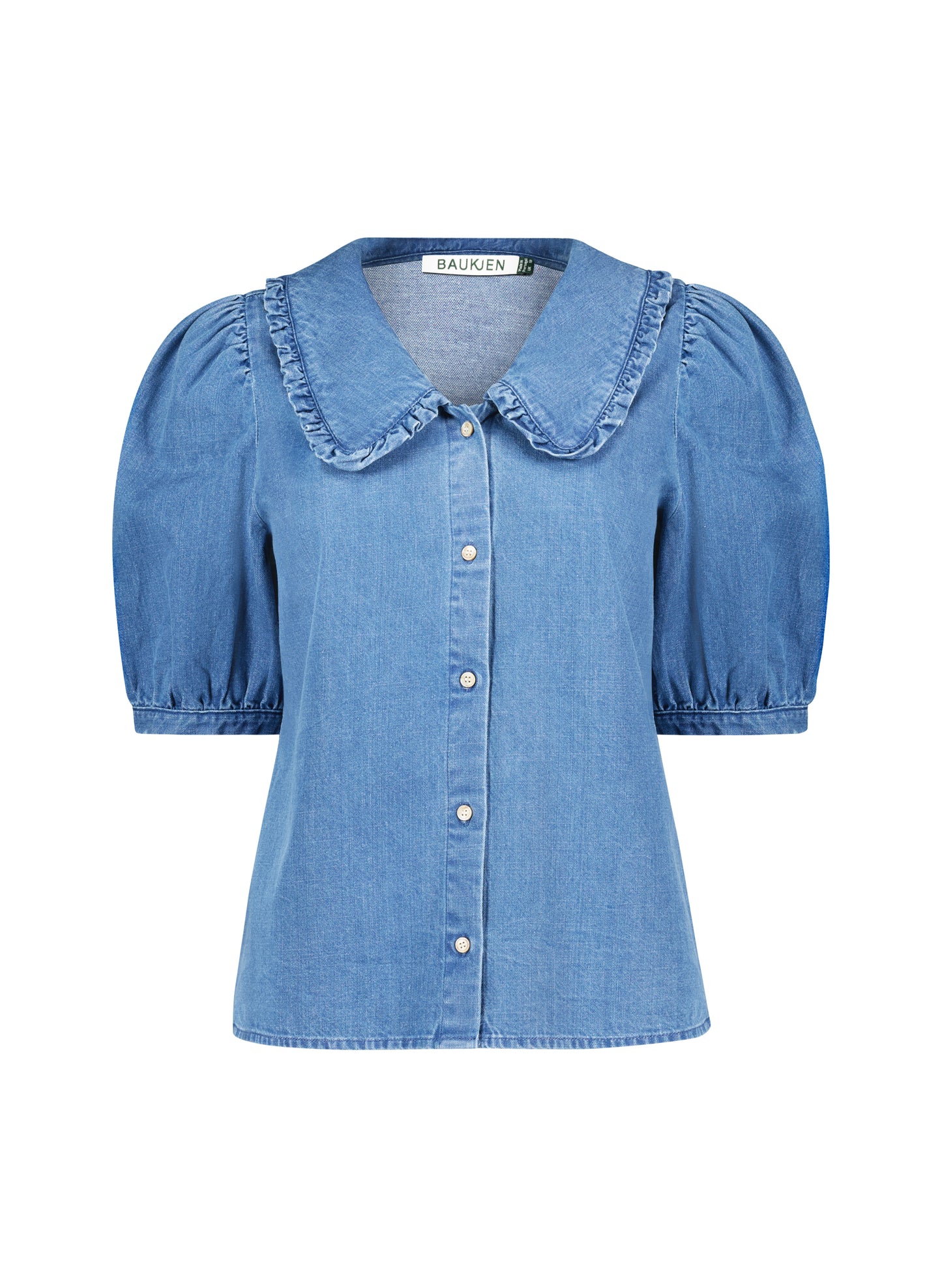 Dani Organic Denim Collar Blouse