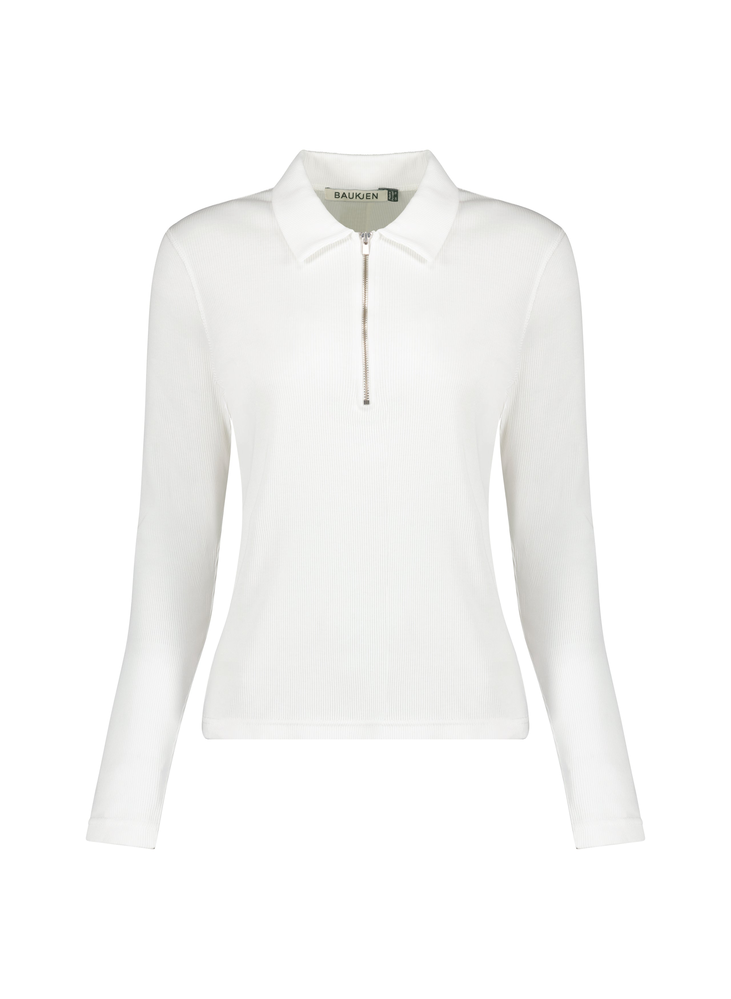 Baukjen Essentials Organic Zip Collar Top