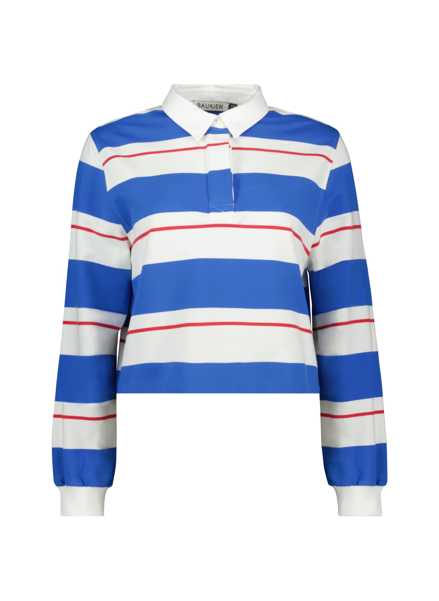 Bluebell Organic Cotton Cropped Rugby Top