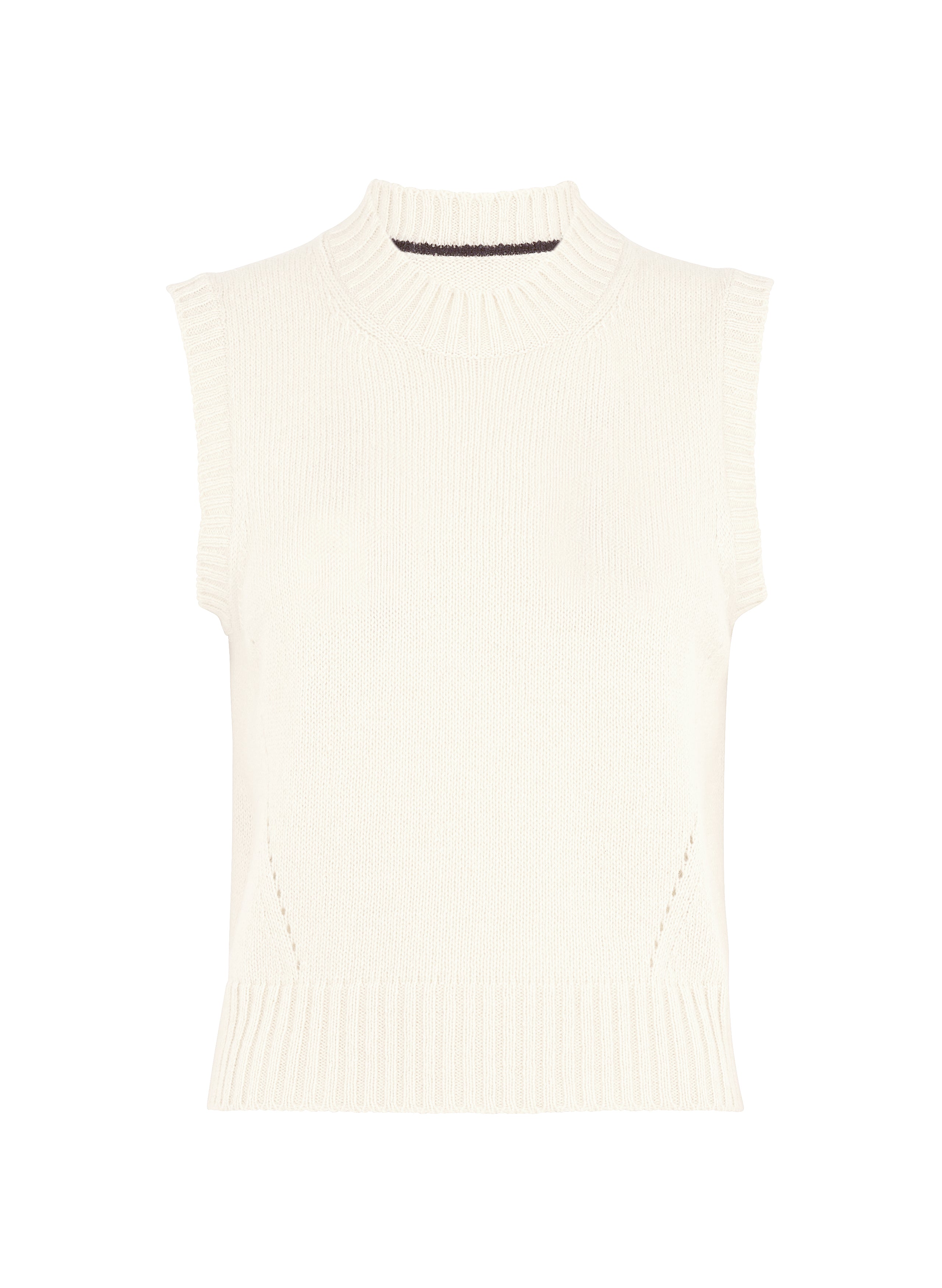 Portia Eco Cashmere Knitted Vest – Baukjen