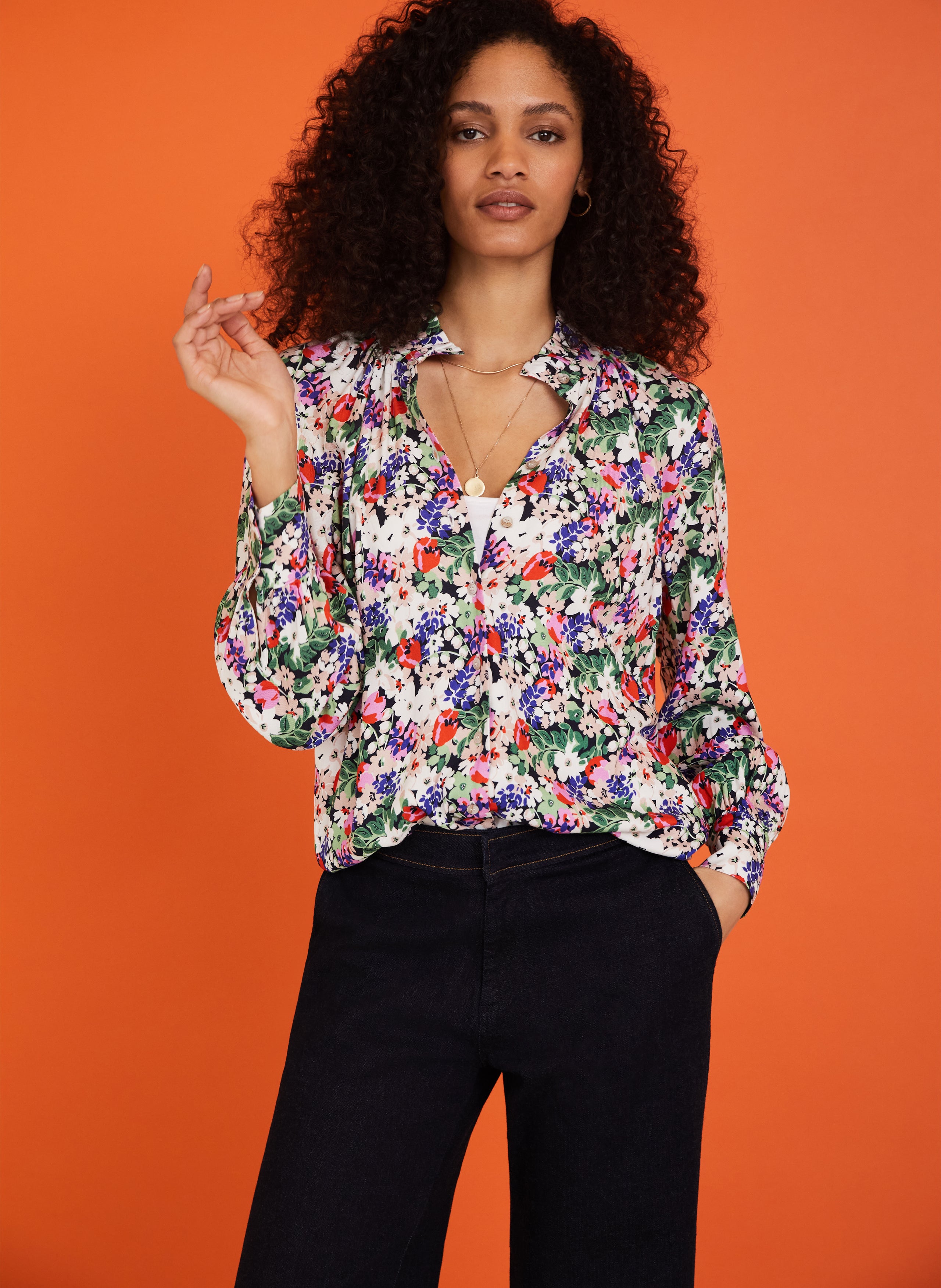 Olivia Viscose Blouse – Baukjen