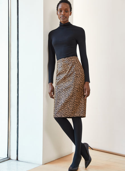 Leopard print shop pencil skirt canada