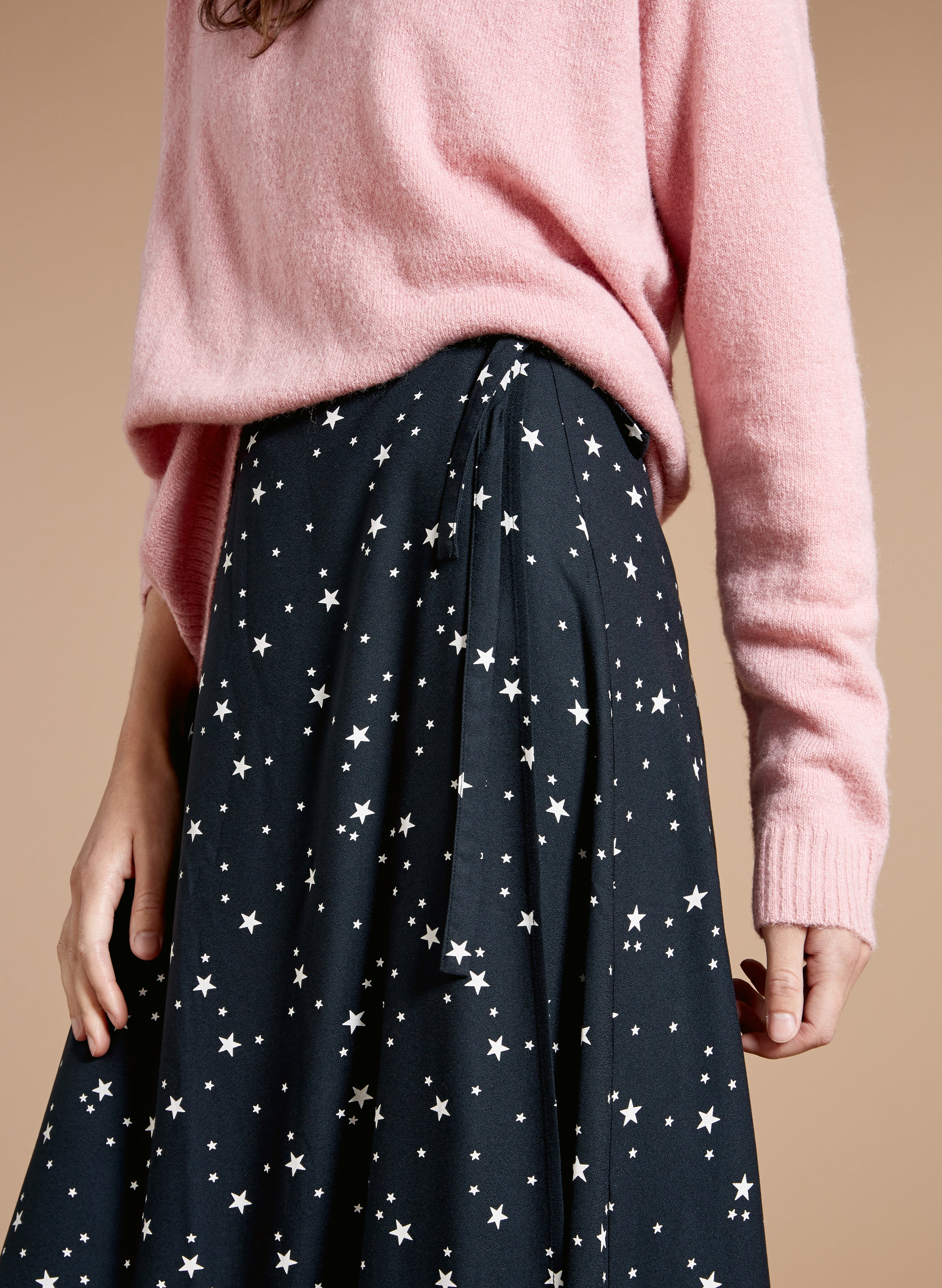 Star shop wrap skirt