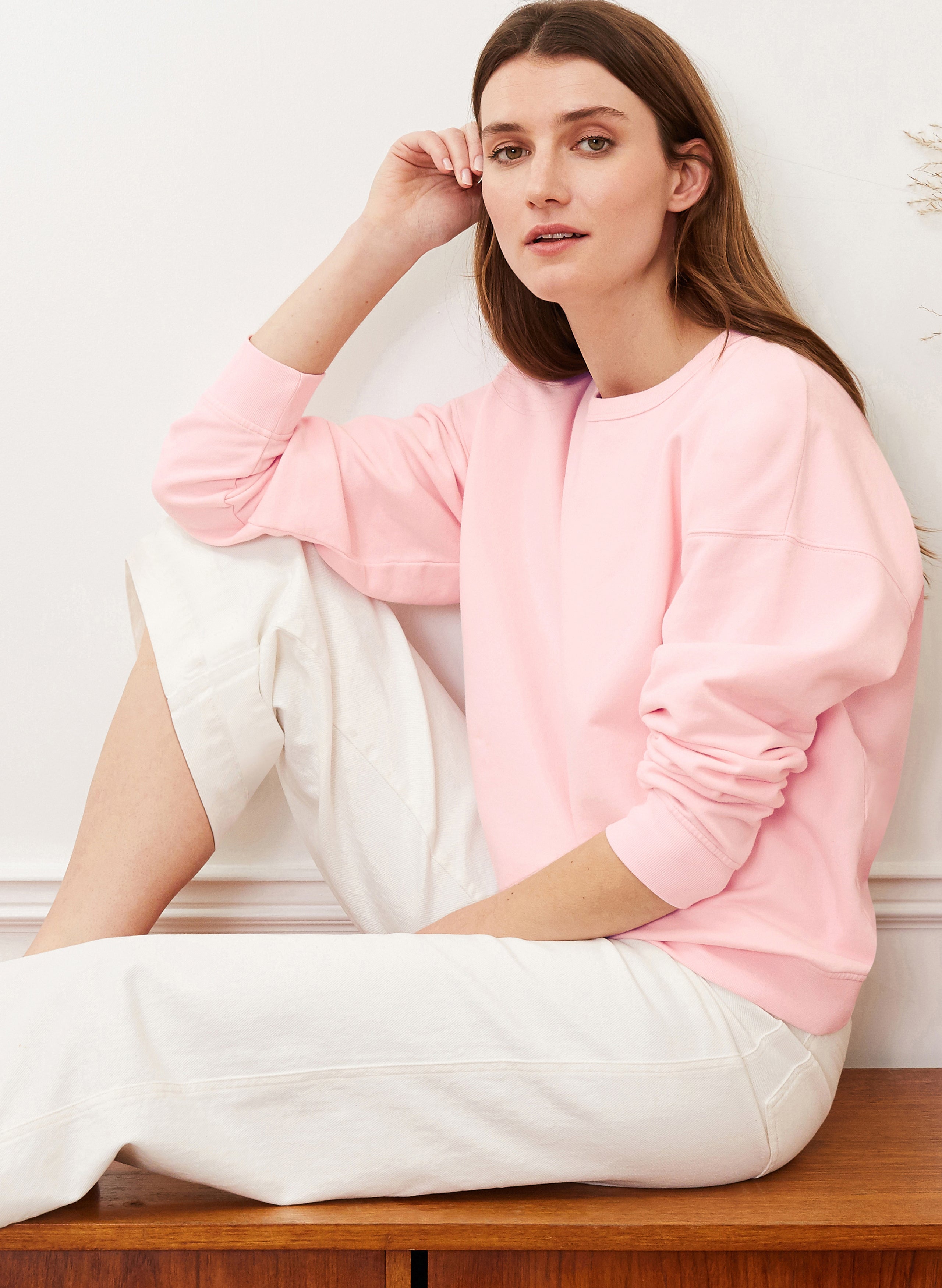 Jess Organic Sweatshirt Baukjen