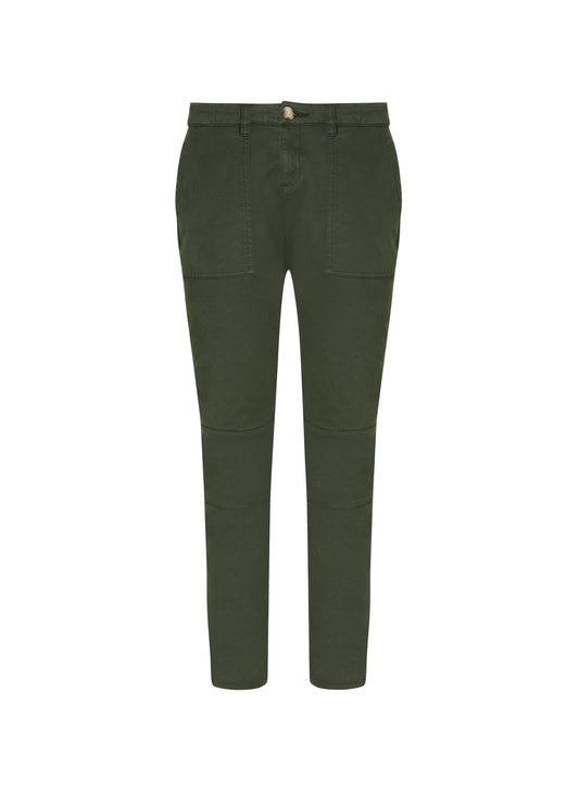 Pre-Loved Oralie Organic Stretch Cotton Cargo Trousers