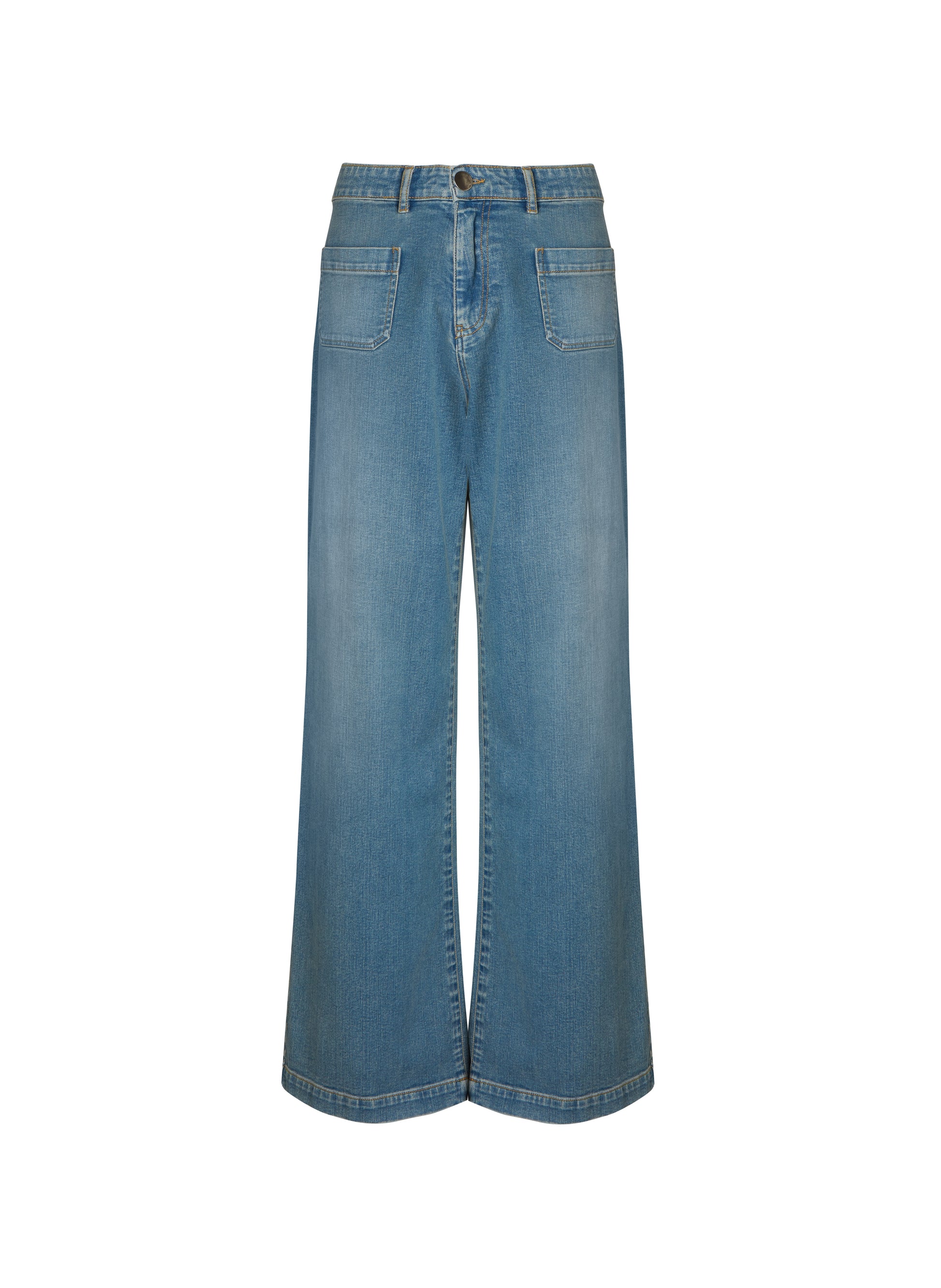 Lou Organic Cotton Stretch Jeans - Light Indigo Wash | Baukjen
